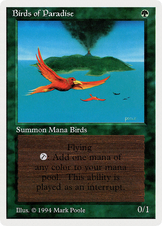 Birds of Paradise (SUM-187) - Summer Magic / Edgar - Premium MTG Single from Wizards of the Coast - Just $0! Shop now at Game Crave Tournament Store