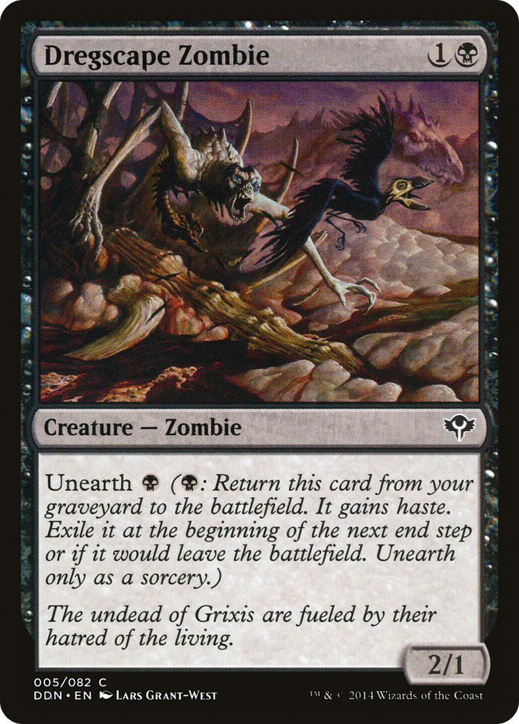 Dregscape Zombie (DDN-005) - Duel Decks: Speed vs. Cunning - Premium MTG Single from Wizards of the Coast - Just $0.25! Shop now at Game Crave Tournament Store
