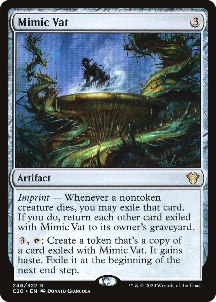 Mimic Vat (C20-246) - Commander 2020 - Premium MTG Single from Wizards of the Coast - Just $0.36! Shop now at Game Crave Tournament Store