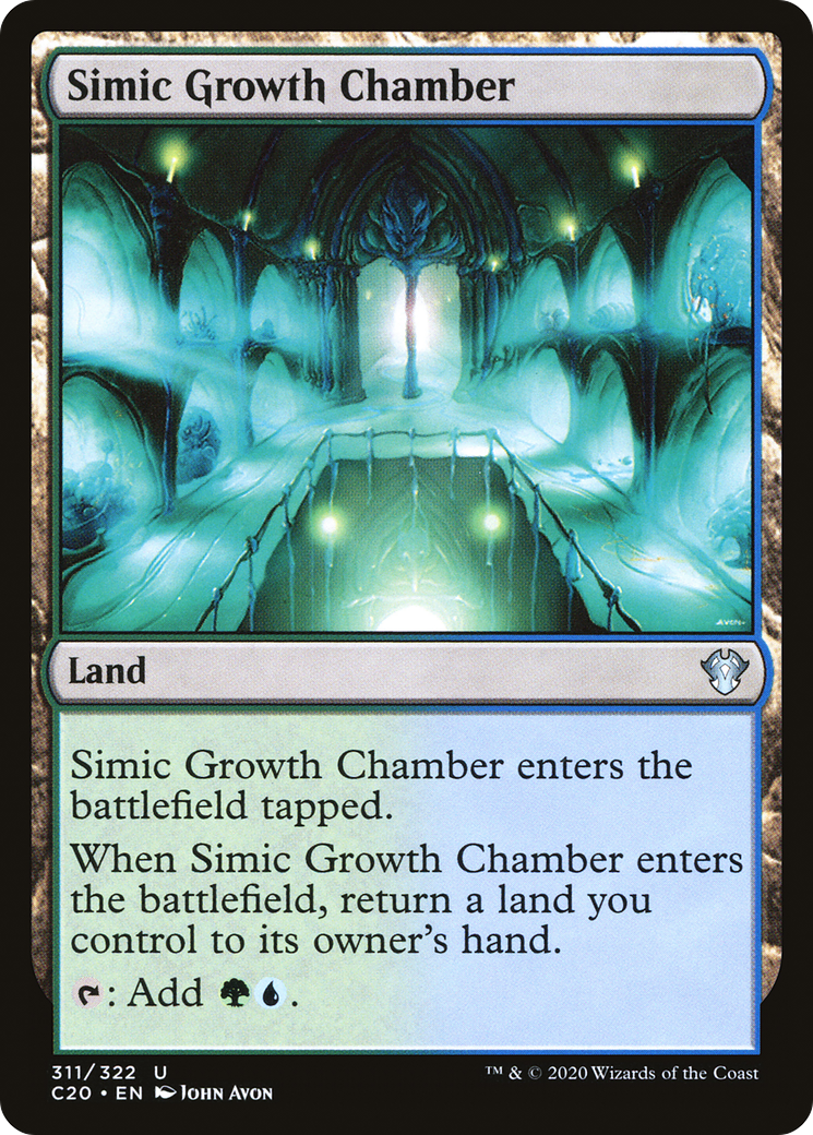 Simic Growth Chamber (C20-311) - Commander 2020 - Premium MTG Single from Wizards of the Coast - Just $0.08! Shop now at Game Crave Tournament Store