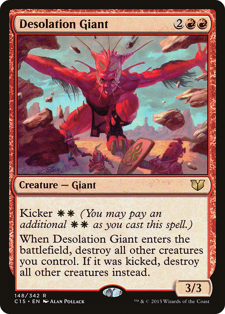Desolation Giant (C15-148) - Commander 2015 - Premium MTG Single from Wizards of the Coast - Just $0.08! Shop now at Game Crave Tournament Store