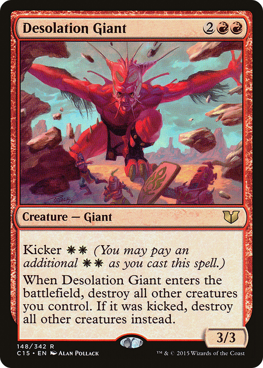 Desolation Giant (C15-148) - Commander 2015 - Premium MTG Single from Wizards of the Coast - Just $0.08! Shop now at Game Crave Tournament Store