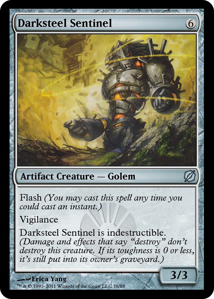 Darksteel Sentinel (TD2-016) - Duel Decks: Mirrodin Pure vs. New Phyrexia - Premium MTG Single from Wizards of the Coast - Just $0! Shop now at Game Crave Tournament Store