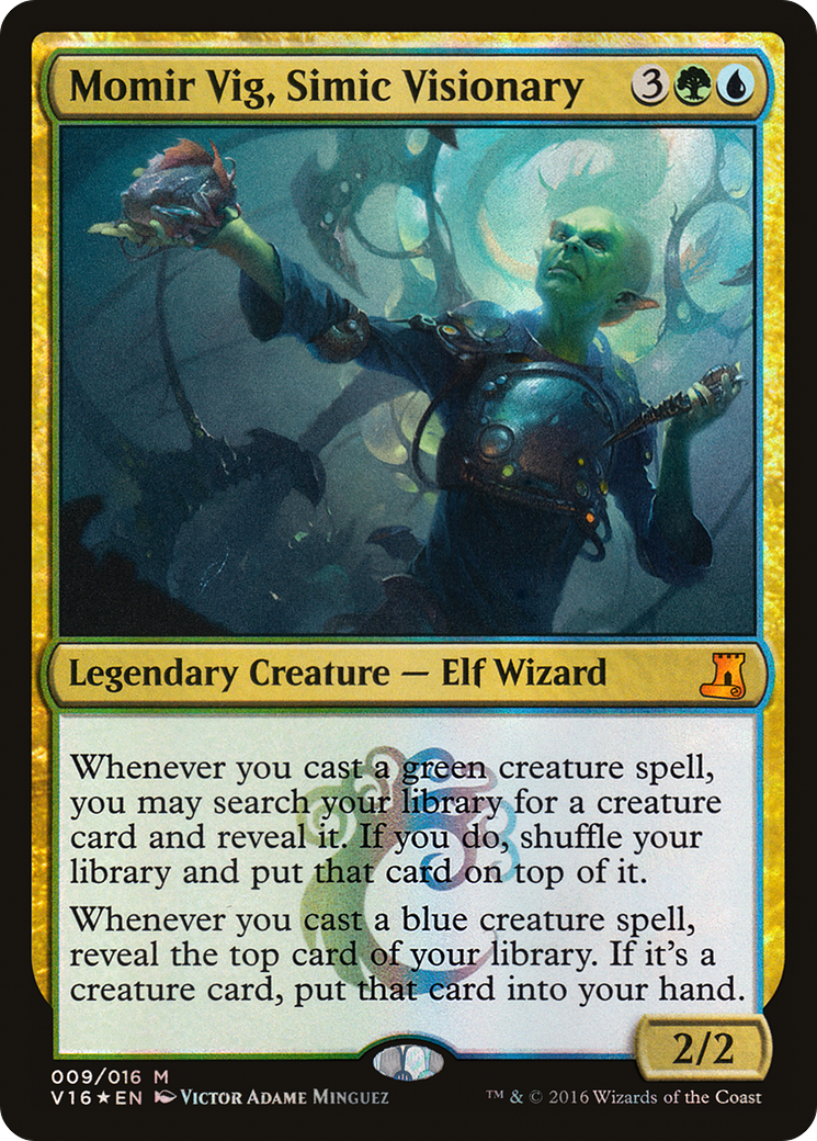 Momir Vig, Simic Visionary (V16-009) - From the Vault: Lore Foil - Premium MTG Single from Wizards of the Coast - Just $0.32! Shop now at Game Crave Tournament Store