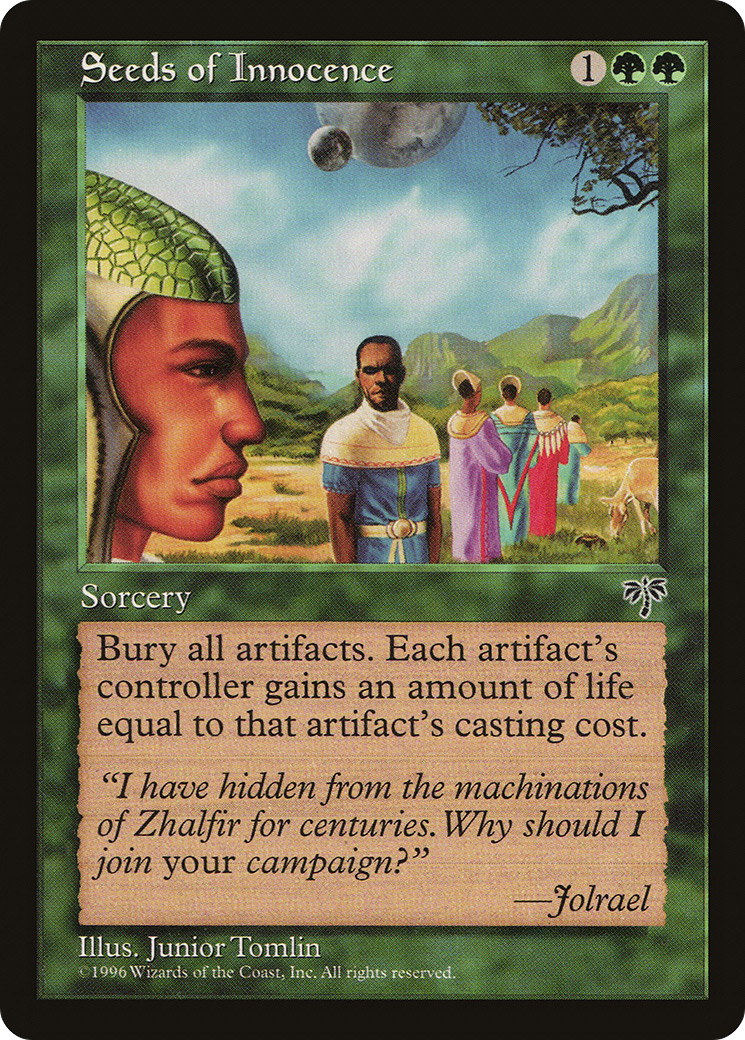 Seeds of Innocence (MIR-241) - Mirage - Premium MTG Single from Wizards of the Coast - Just $1.82! Shop now at Game Crave Tournament Store