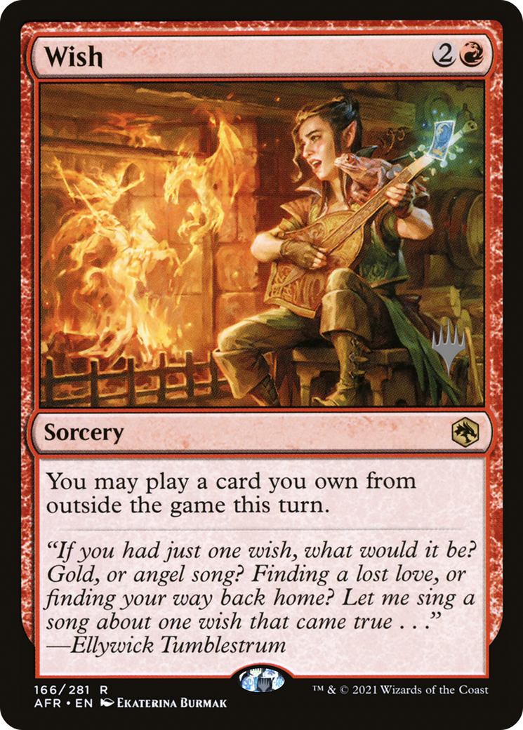 Wish (PAFR-166P) - Adventures in the Forgotten Realms Promos - Premium MTG Single from Wizards of the Coast - Just $0.37! Shop now at Game Crave Tournament Store