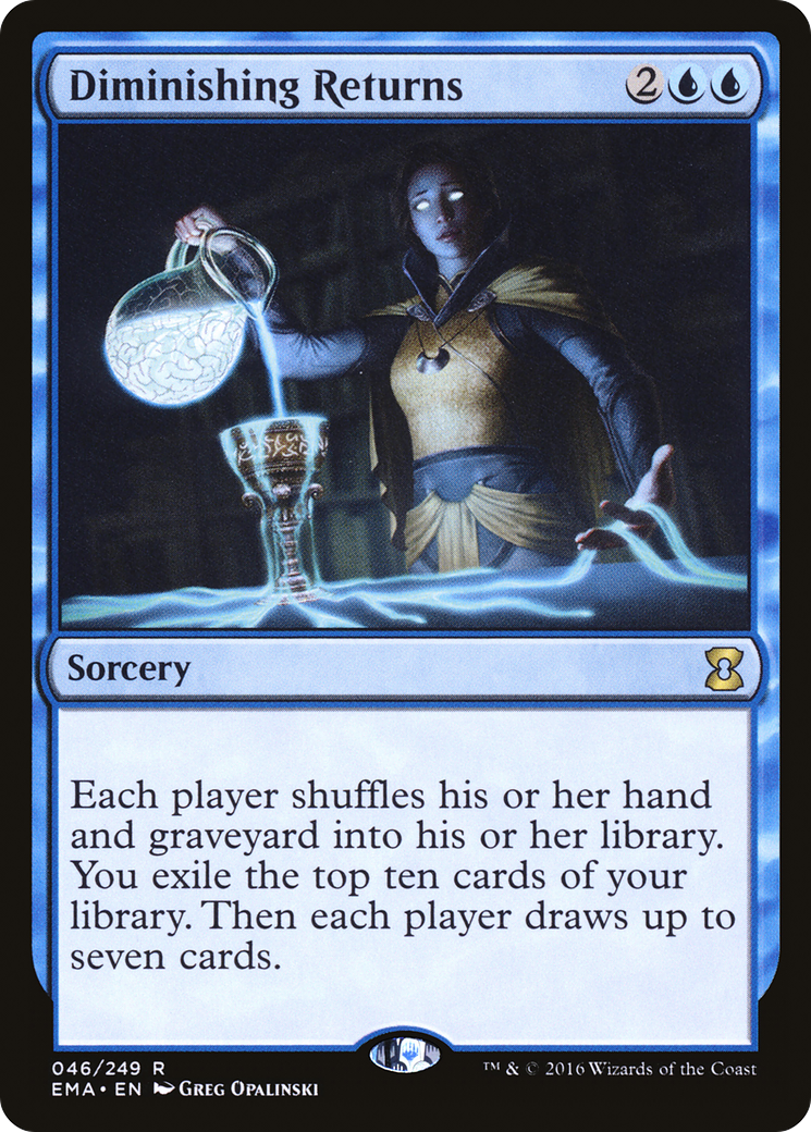 Diminishing Returns (EMA-046) - Eternal Masters - Premium MTG Single from Wizards of the Coast - Just $0.95! Shop now at Game Crave Tournament Store