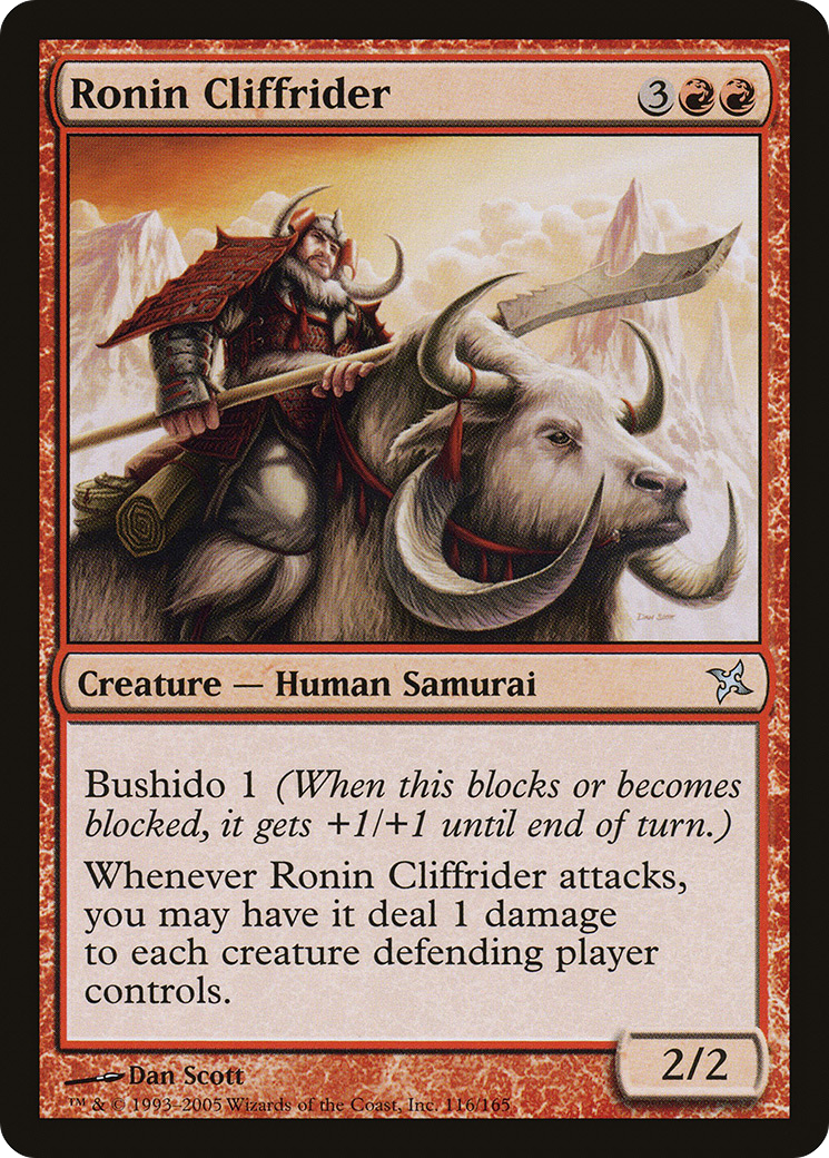 Ronin Cliffrider (BOK-116) - Betrayers of Kamigawa - Premium MTG Single from Wizards of the Coast - Just $0.10! Shop now at Game Crave Tournament Store