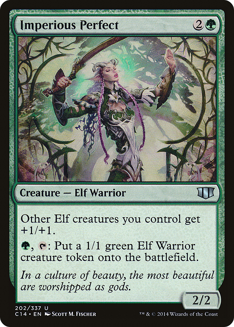 Imperious Perfect (C14-202) - Commander 2014 - Premium MTG Single from Wizards of the Coast - Just $0.12! Shop now at Game Crave Tournament Store