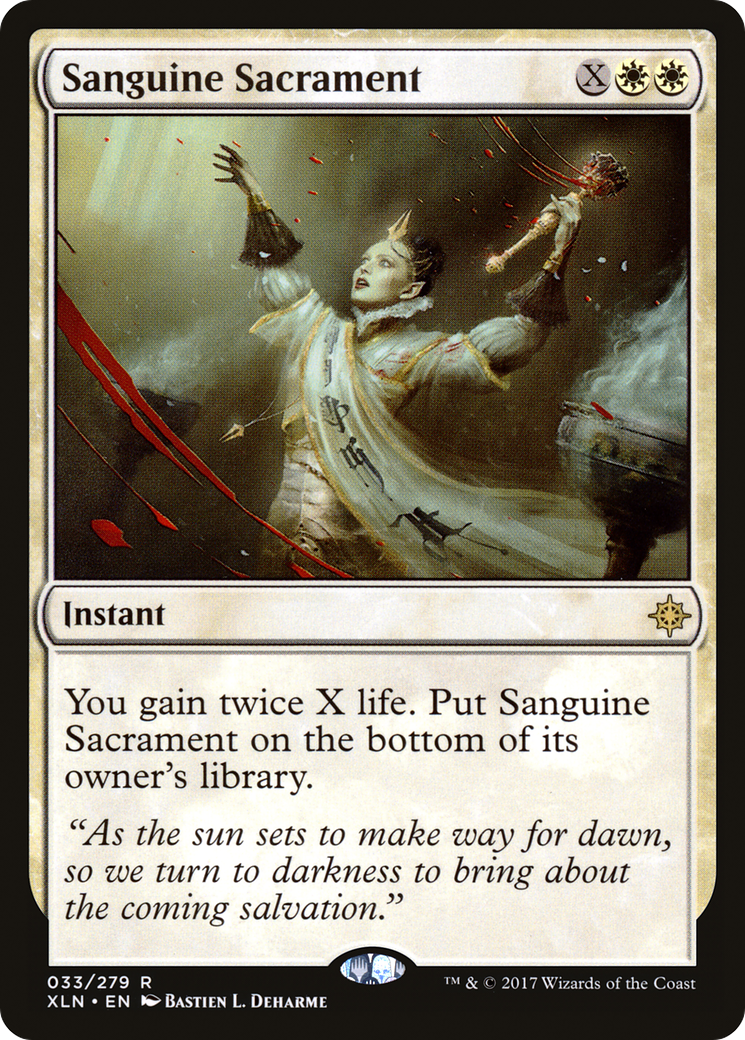 Sanguine Sacrament (XLN-033) - Ixalan Foil - Premium MTG Single from Wizards of the Coast - Just $0.13! Shop now at Game Crave Tournament Store