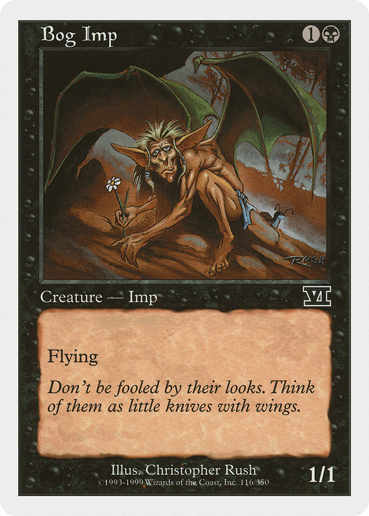Bog Imp (6ED-116) - Classic Sixth Edition - Premium MTG Single from Wizards of the Coast - Just $0.08! Shop now at Game Crave Tournament Store