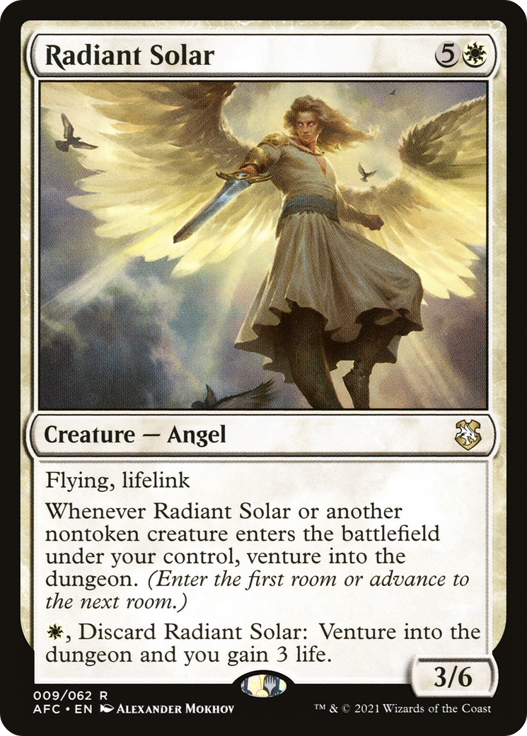 Radiant Solar (AFC-009) - Forgotten Realms Commander - Premium MTG Single from Wizards of the Coast - Just $0.21! Shop now at Game Crave Tournament Store
