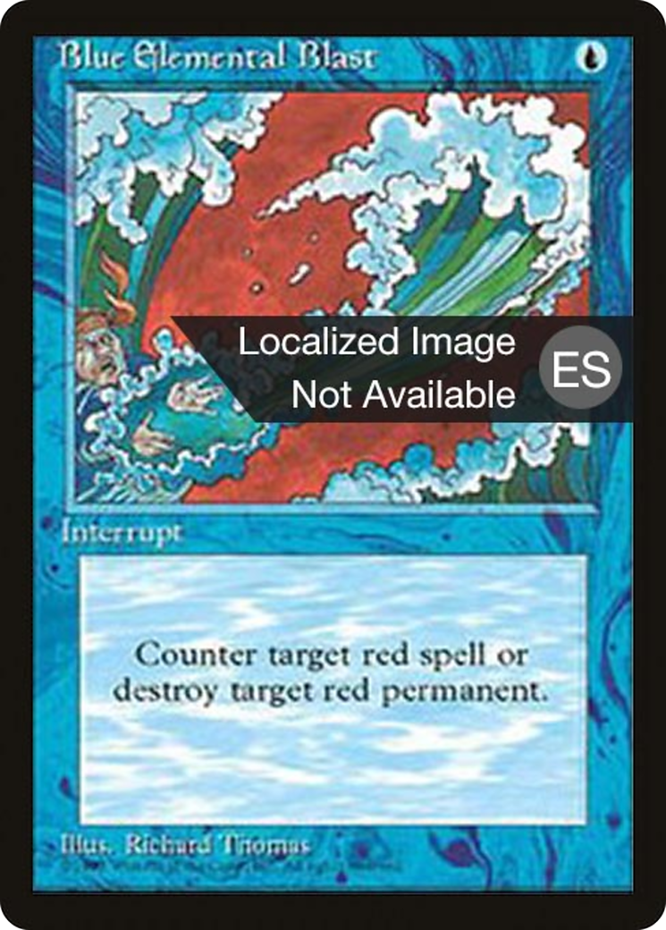Blue Elemental Blast (4BB-063) - Fourth Edition Foreign Black Border - Premium MTG Single from Wizards of the Coast - Just $1.96! Shop now at Game Crave Tournament Store