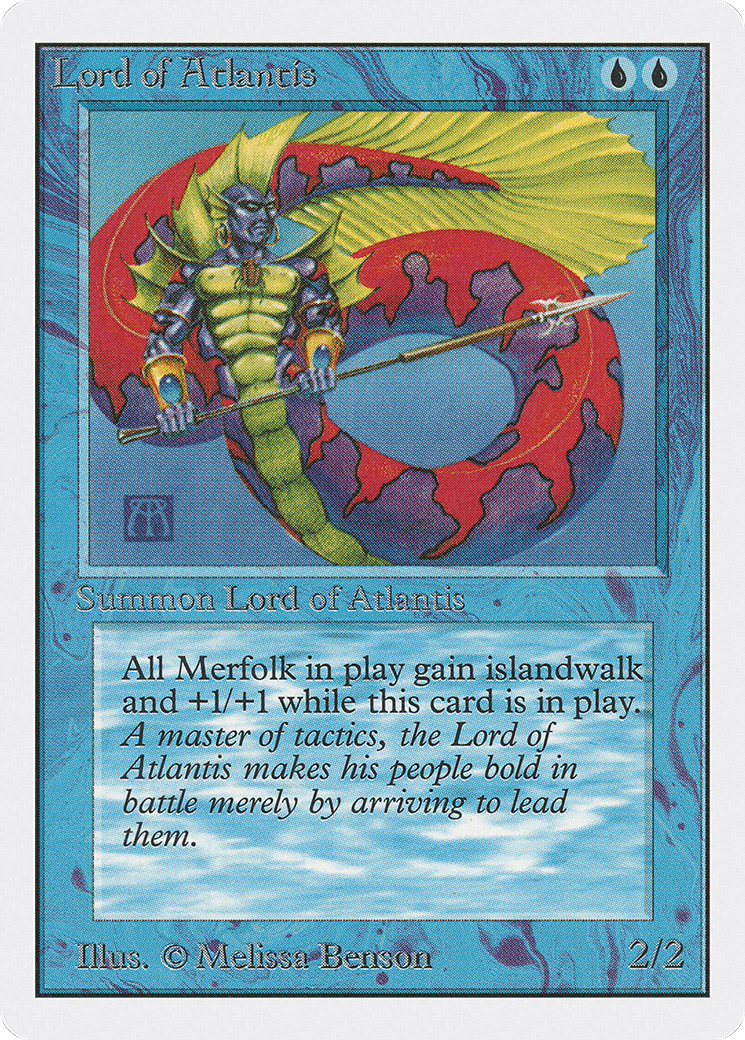 Lord of Atlantis (2ED-063) - Unlimited Edition - Premium MTG Single from Wizards of the Coast - Just $19.36! Shop now at Game Crave Tournament Store