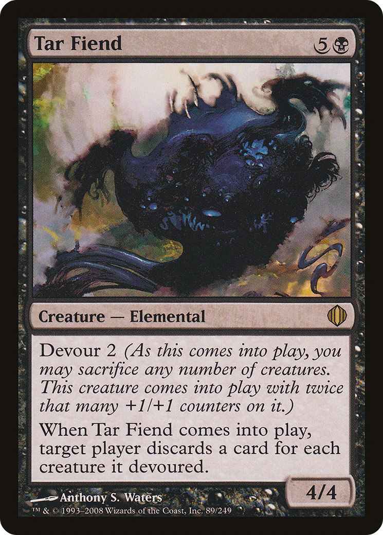 Tar Fiend (ALA-089) - Shards of Alara - Premium MTG Single from Wizards of the Coast - Just $0.08! Shop now at Game Crave Tournament Store