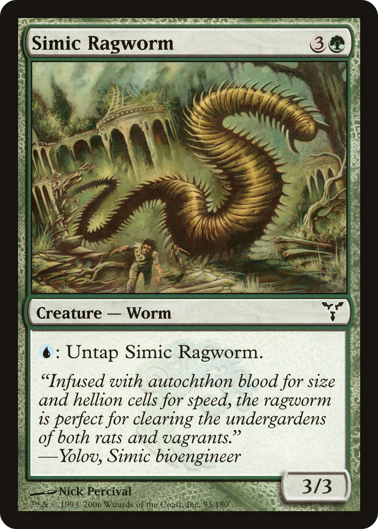 Simic Ragworm (DIS-093) - Dissension Foil - Premium MTG Single from Wizards of the Coast - Just $0.10! Shop now at Game Crave Tournament Store
