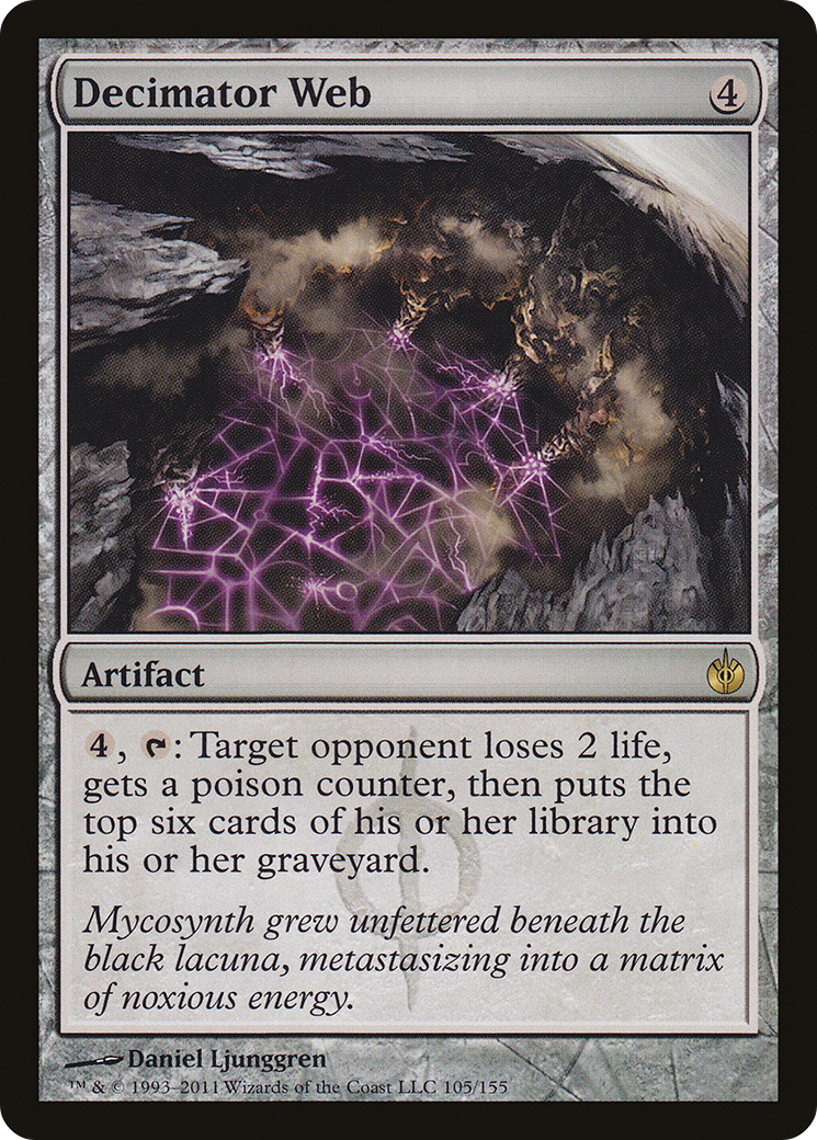 Decimator Web (MBS-105) - Mirrodin Besieged - Premium MTG Single from Wizards of the Coast - Just $0.11! Shop now at Game Crave Tournament Store