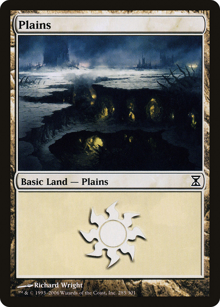 Plains (TSP-285) - Time Spiral - Premium MTG Single from Wizards of the Coast - Just $0.08! Shop now at Game Crave Tournament Store
