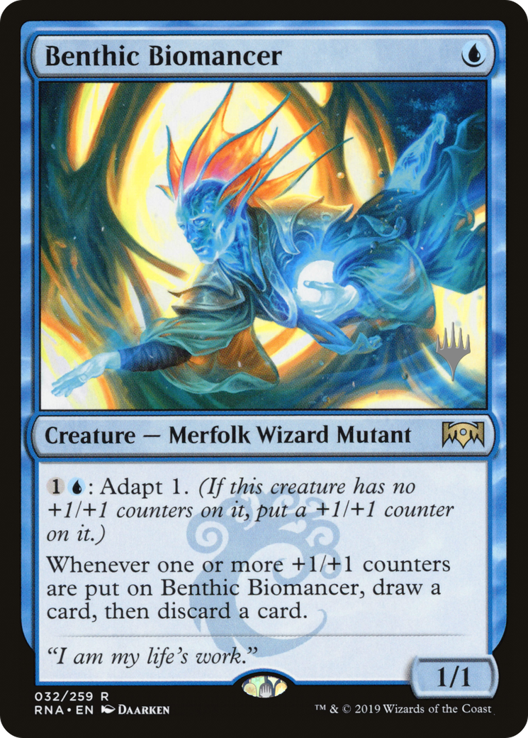 Benthic Biomancer (PRNA-32P) - Ravnica Allegiance Promos Foil - Premium MTG Single from Wizards of the Coast - Just $0.26! Shop now at Game Crave Tournament Store
