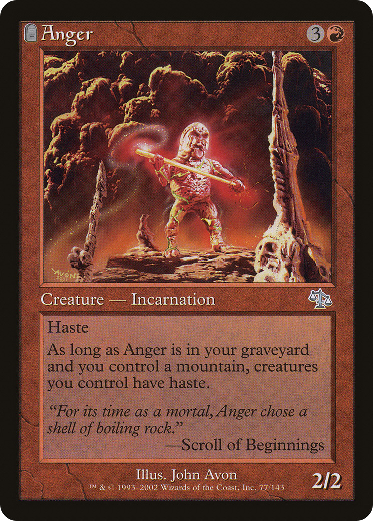 Anger (JUD-077) - Judgment: (tombstone) - Premium MTG Single from Wizards of the Coast - Just $0.92! Shop now at Game Crave Tournament Store