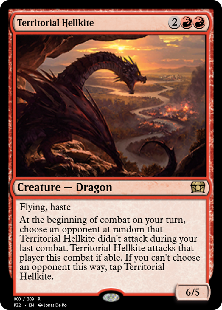Territorial Hellkite (PZ2-65691) - Treasure Chest Foil - Premium MTG Single from Wizards of the Coast - Just $0! Shop now at Game Crave Tournament Store