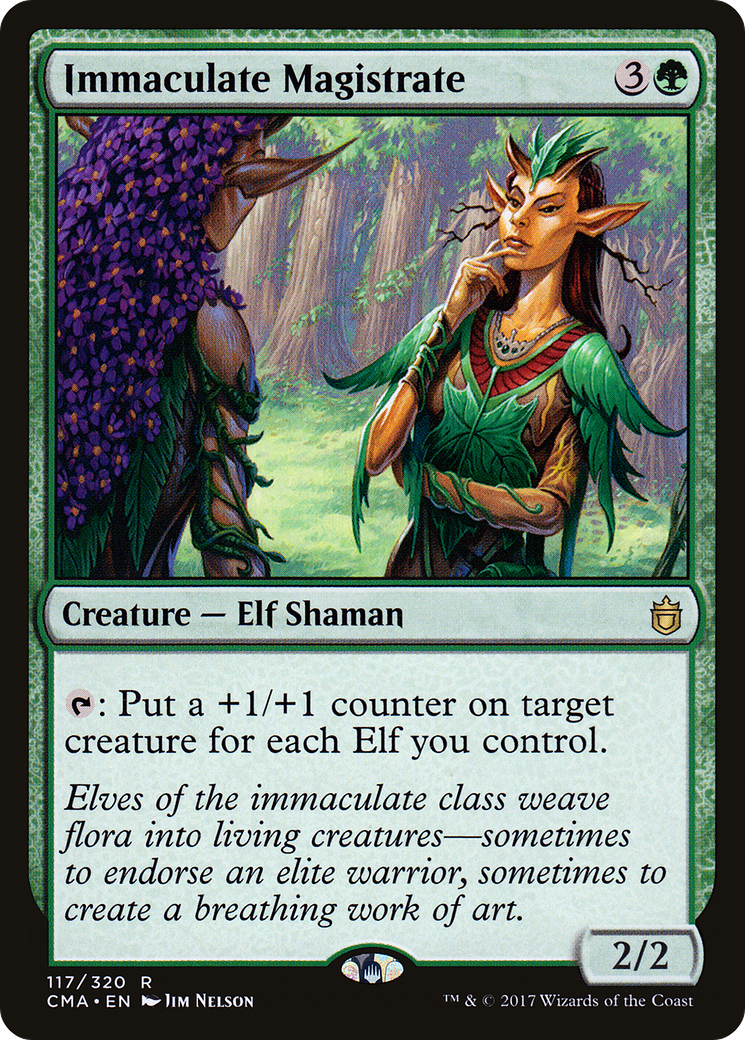 Immaculate Magistrate (CMA-117) - Commander Anthology - Premium MTG Single from Wizards of the Coast - Just $0.13! Shop now at Game Crave Tournament Store