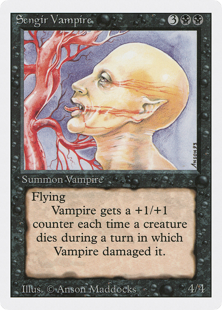 Sengir Vampire (3ED-129) - Revised Edition - Premium MTG Single from Wizards of the Coast - Just $0.31! Shop now at Game Crave Tournament Store