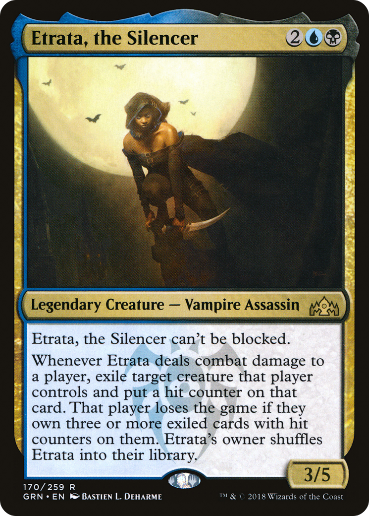 Etrata, the Silencer (GRN-170) - Guilds of Ravnica Foil - Premium MTG Single from Wizards of the Coast - Just $1.03! Shop now at Game Crave Tournament Store