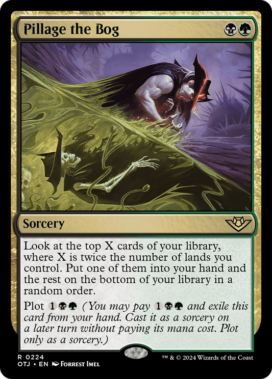 Pillage the Bog (OTJ-224) - Outlaws of Thunder Junction Foil - Premium MTG Single from Wizards of the Coast - Just $0.26! Shop now at Game Crave Tournament Store