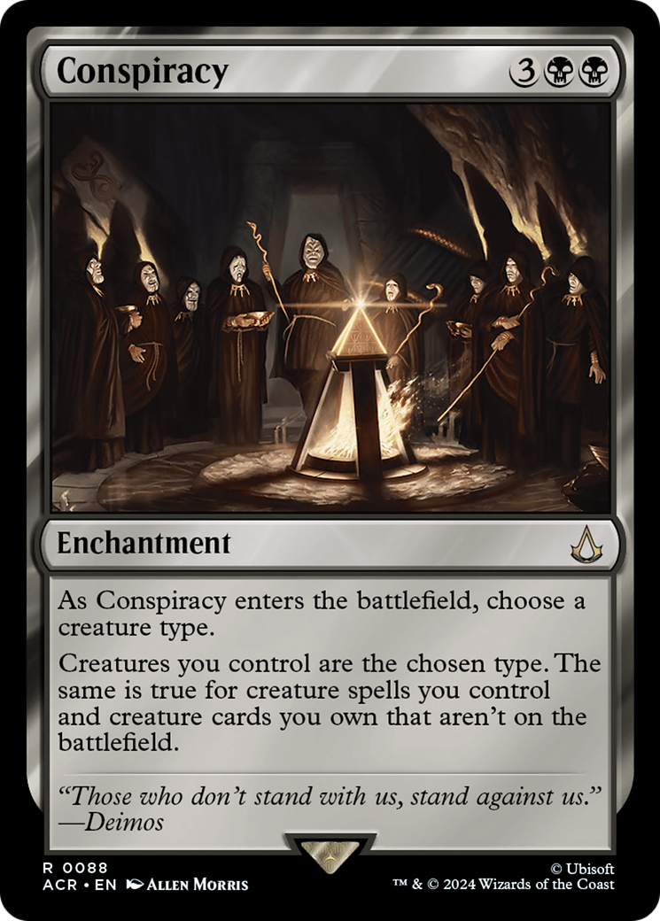 Conspiracy (ACR-088) - Assassin's Creed Foil - Premium MTG Single from Wizards of the Coast - Just $0.52! Shop now at Game Crave Tournament Store