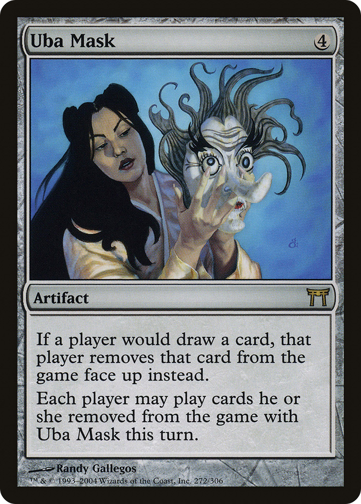 Uba Mask (CHK-272) - Champions of Kamigawa Foil - Premium MTG Single from Wizards of the Coast - Just $8.48! Shop now at Game Crave Tournament Store