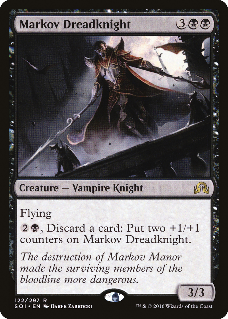 Markov Dreadknight (SOI-122) - Shadows over Innistrad Foil - Premium MTG Single from Wizards of the Coast - Just $0.10! Shop now at Game Crave Tournament Store