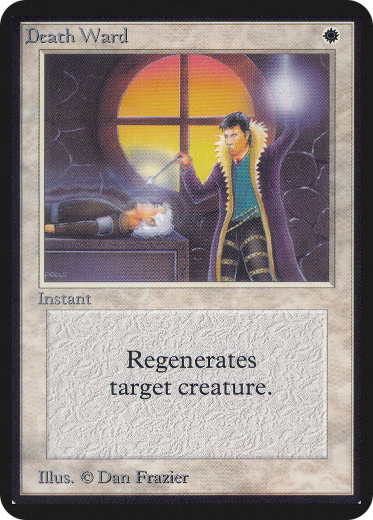 Death Ward (LEA-017) - Limited Edition Alpha - Premium MTG Single from Wizards of the Coast - Just $6.83! Shop now at Game Crave Tournament Store
