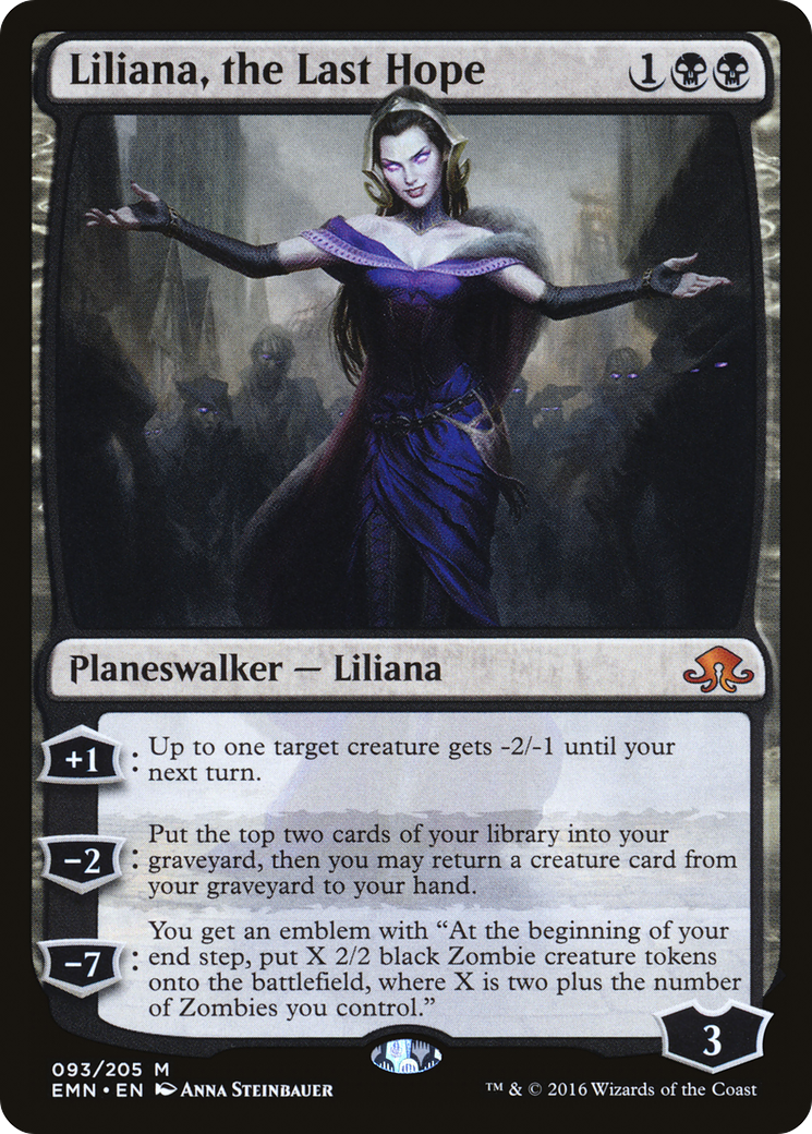 Liliana, the Last Hope (EMN-093) - Eldritch Moon - Premium MTG Single from Wizards of the Coast - Just $0.75! Shop now at Game Crave Tournament Store