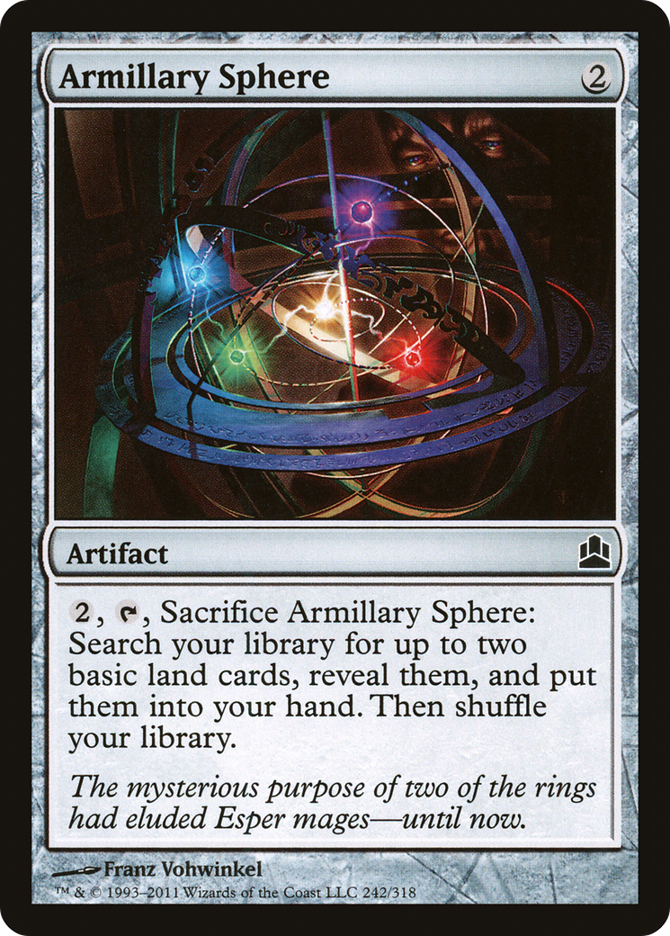 Armillary Sphere (CMD-242) - Commander 2011 - Premium MTG Single from Wizards of the Coast - Just $0.08! Shop now at Game Crave Tournament Store