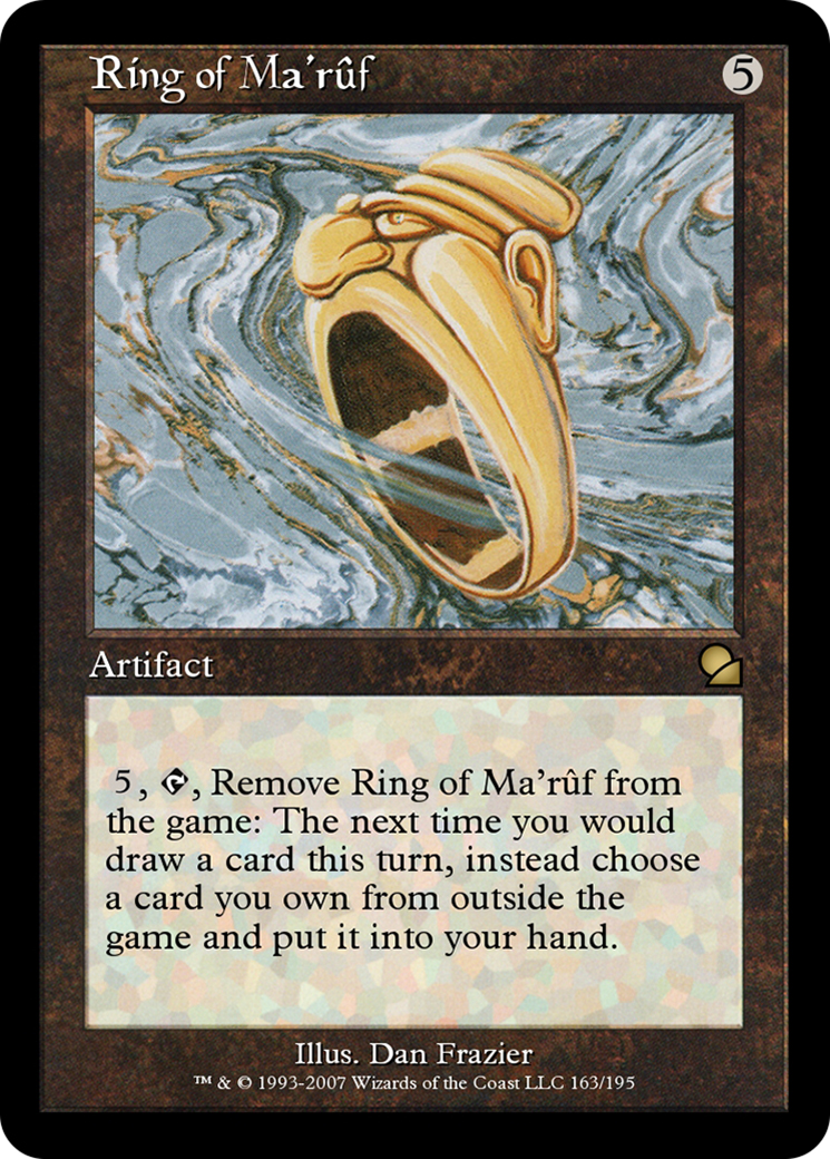 Ring of Ma'rûf (ME1-163) - Masters Edition - Premium MTG Single from Wizards of the Coast - Just $0! Shop now at Game Crave Tournament Store