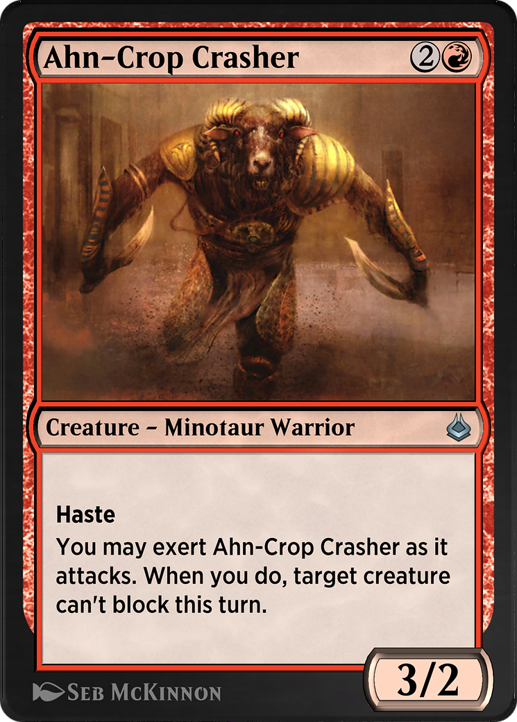 Ahn-Crop Crasher (AKR-137) - Amonkhet Remastered - Premium MTG Single from Wizards of the Coast - Just $0! Shop now at Game Crave Tournament Store