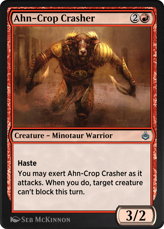 Ahn-Crop Crasher (AKR-137) - Amonkhet Remastered - Premium MTG Single from Wizards of the Coast - Just $0! Shop now at Game Crave Tournament Store