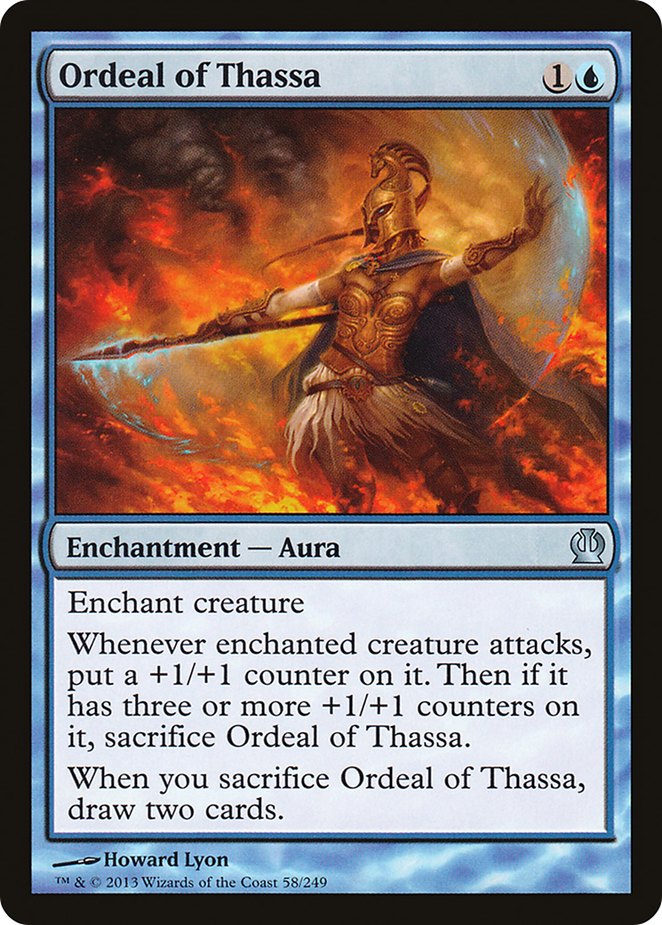 Ordeal of Thassa (THS-058) - Theros - Premium MTG Single from Wizards of the Coast - Just $0.08! Shop now at Game Crave Tournament Store