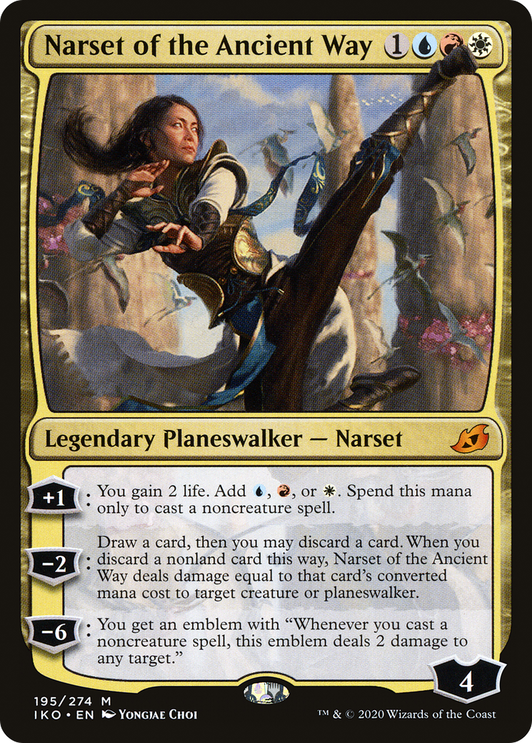 Narset of the Ancient Way (IKO-195) - Ikoria: Lair of Behemoths - Premium MTG Single from Wizards of the Coast - Just $0.14! Shop now at Game Crave Tournament Store
