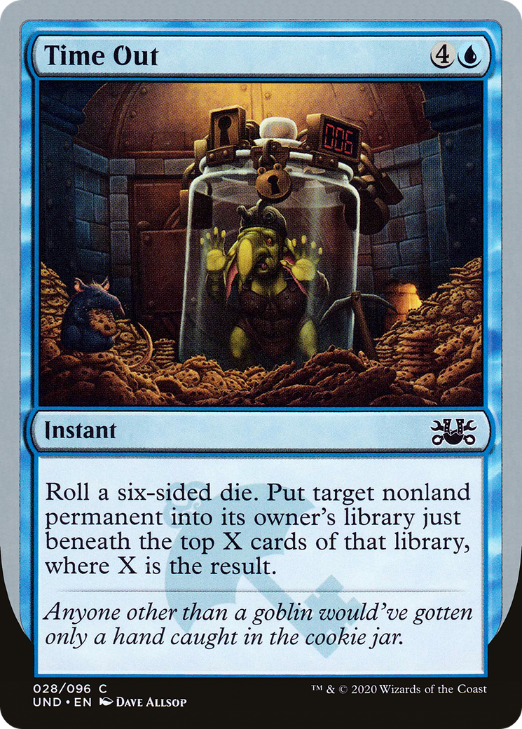 Time Out (UND-028) - Unsanctioned - Premium MTG Single from Wizards of the Coast - Just $0.08! Shop now at Game Crave Tournament Store