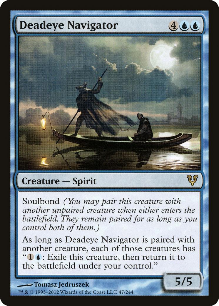 Deadeye Navigator (AVR-047) - Avacyn Restored - Premium MTG Single from Wizards of the Coast - Just $0.50! Shop now at Game Crave Tournament Store