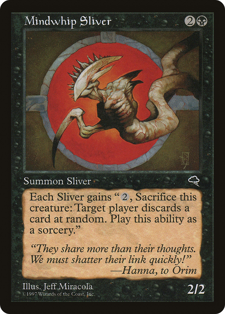 Mindwhip Sliver (TMP-145) - Tempest - Premium MTG Single from Wizards of the Coast - Just $0.08! Shop now at Game Crave Tournament Store