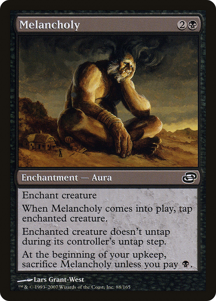 Melancholy (PLC-088) - Planar Chaos: (colorshifted) Foil - Premium MTG Single from Wizards of the Coast - Just $0.08! Shop now at Game Crave Tournament Store