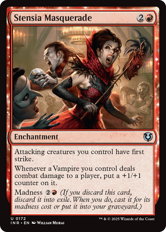 Stensia Masquerade (-172) - Innistrad Remastered - Premium MTG Single from Wizards of the Coast - Just $0.25! Shop now at Game Crave Tournament Store