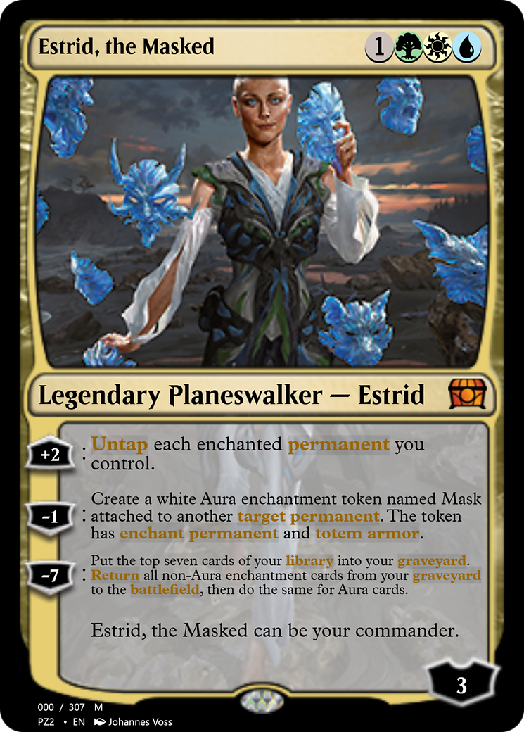 Estrid, the Masked (PZ2-70739) - Treasure Chest - Premium MTG Single from Wizards of the Coast - Just $0! Shop now at Game Crave Tournament Store