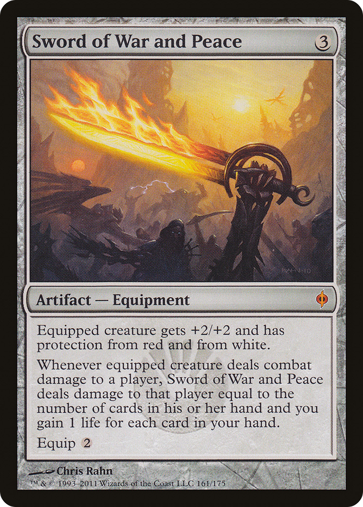 Sword of War and Peace (NPH-161) - New Phyrexia - Premium MTG Single from Wizards of the Coast - Just $1.74! Shop now at Game Crave Tournament Store