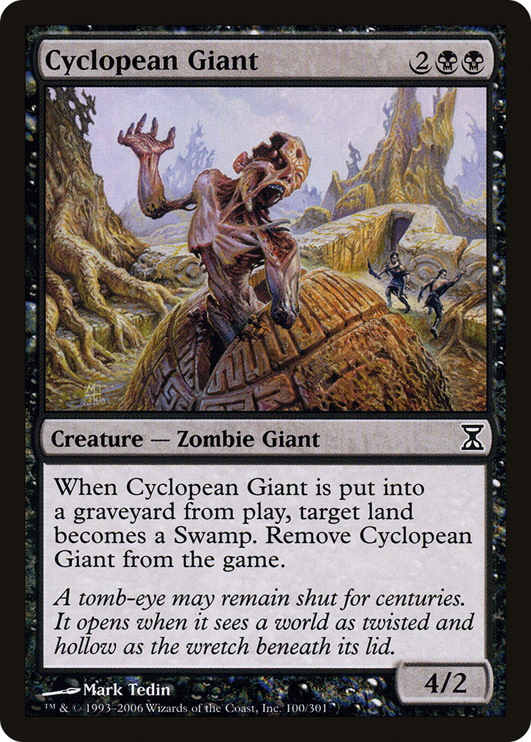 Cyclopean Giant (TSP-100) - Time Spiral Foil - Premium MTG Single from Wizards of the Coast - Just $0.08! Shop now at Game Crave Tournament Store