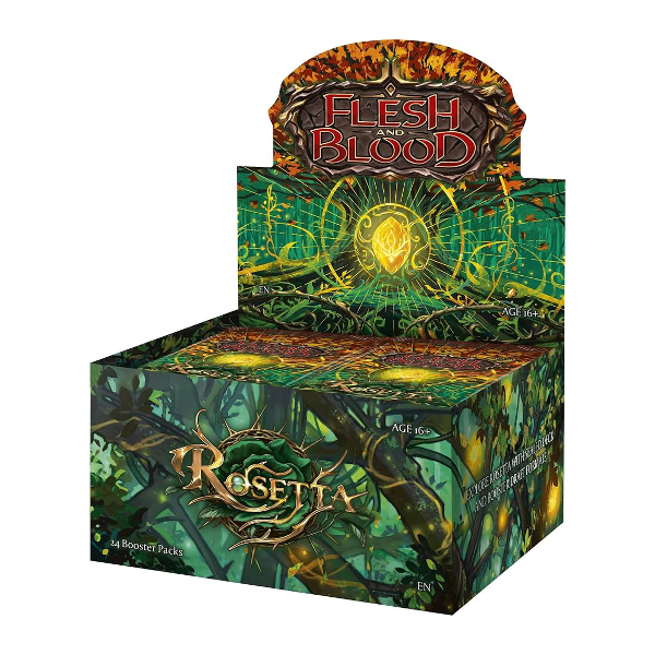 Flesh And Blood TCG - Rosetta Booster Box - Premium FAB Sealed from Legend Story Studios - Just $89.99! Shop now at Game Crave Tournament Store