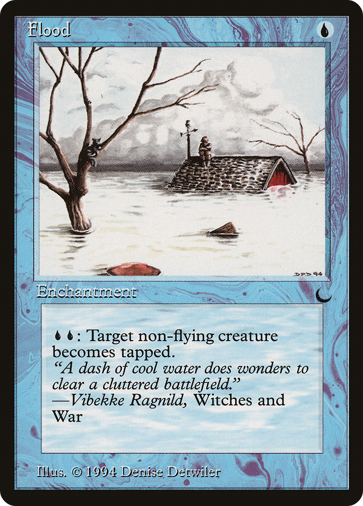 Flood (DRK-027) - The Dark - Premium MTG Single from Wizards of the Coast - Just $0.41! Shop now at Game Crave Tournament Store